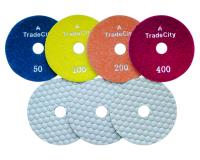 Алмазные гибкие шлифовальные круги TRADECITY Pads 7-STEP D125 комплект Алмазные гибкие шлифовальные круги TRADECITY Pads 7-STEP D125 комплект