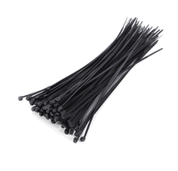 Стяжки нейлоновые 3.6x200мм хомуты 100шт.черные